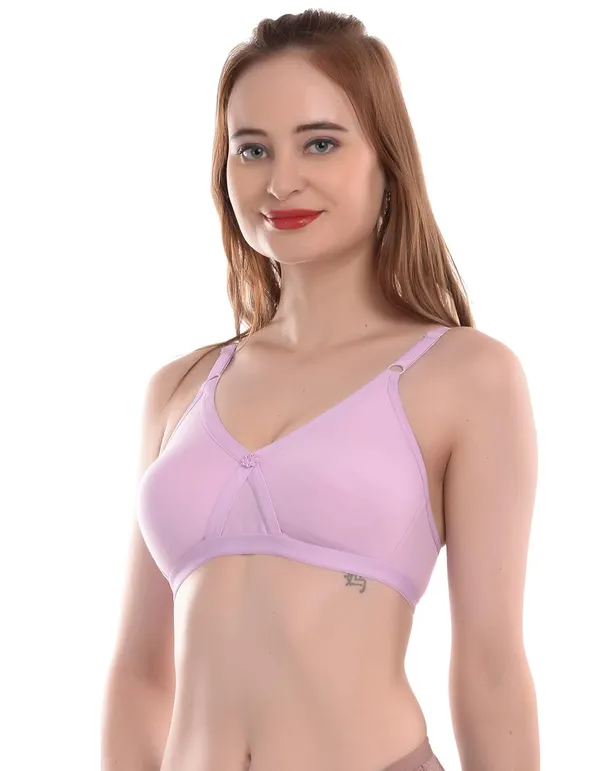 Lavender_Full_Coverage_T_Shirt_Bra_C-Cup_For_Women