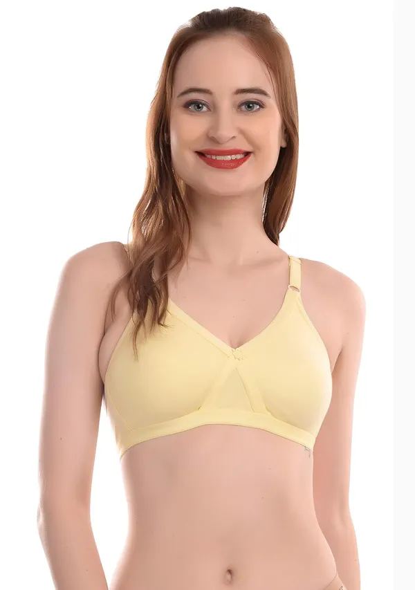 Yellow_Full_Coverage_T_Shirt_Bra_C-Cup_For_Women