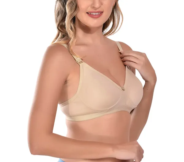 Beige_T-Shirt_Bra_for_Women_|_Non-Padded_and_Cotton_Hosiery