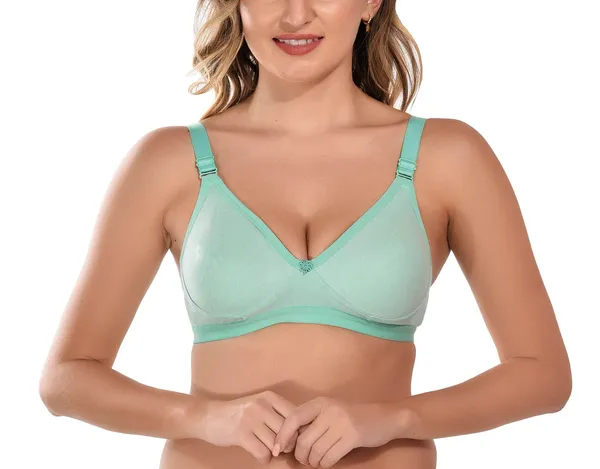 Light_Green_T-Shirt_Bra_for_Women_|_Non-Padded_and_Cotton_Hosiery