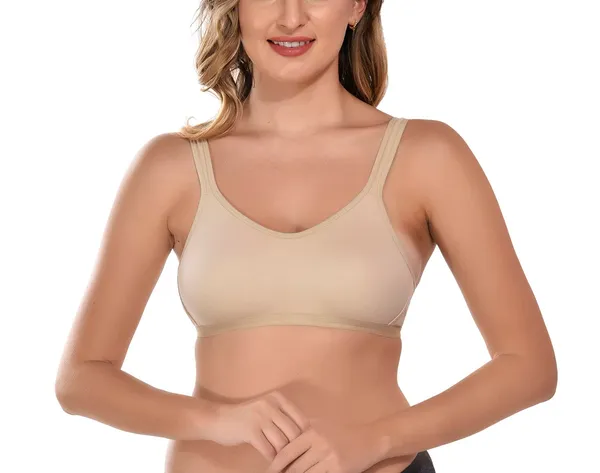 Beige_Sports_Bra_for_Women_|_Non-Padded_and_Cotton_Hosiery