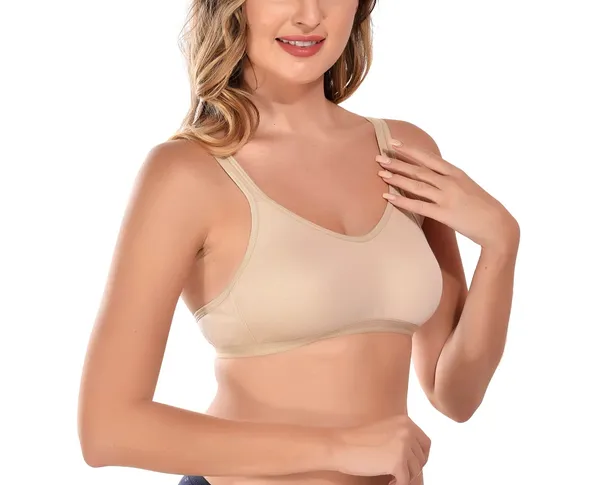 Beige_Sports_Bra_for_Women_|_Non-Padded_and_Cotton_Hosiery