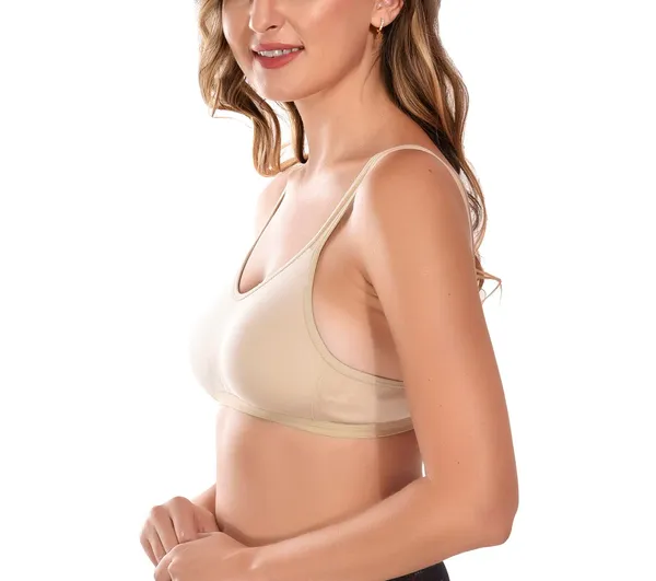Beige_Sports_Bra_for_Women_|_Non-Padded_and_Cotton_Hosiery