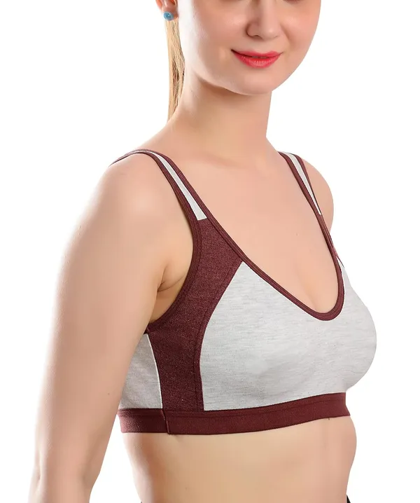Maroon_Sports_Bra_for_Women_|_Cotton_Hosiery