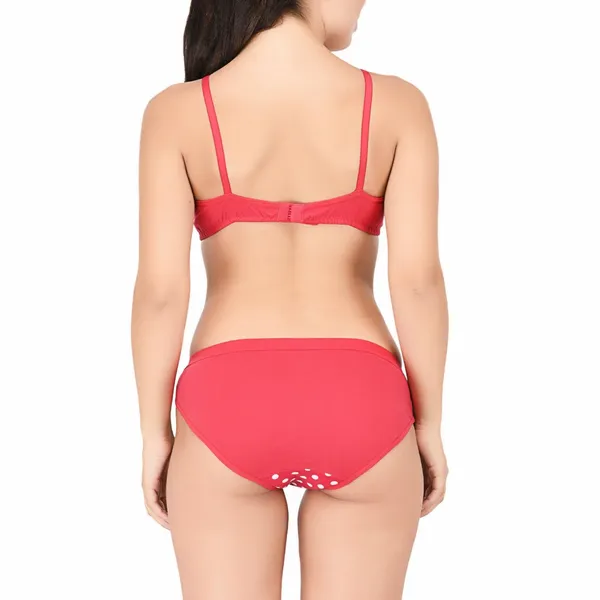 Pink_B-Cup_Hosery_Polka_Dots_Bra_&_Panty_Set_For_Women