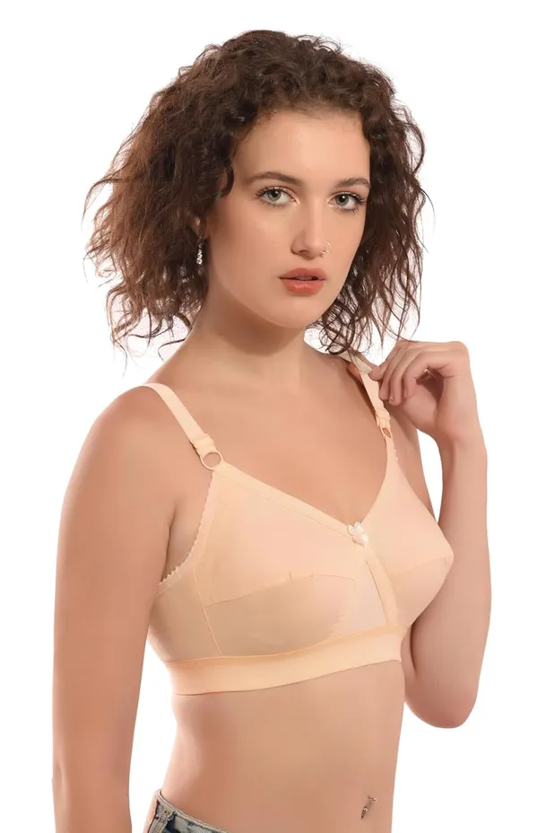 Skin_100%_Pure_Cotton_Krutika_Full_Coverage_Solid_Bra_For_Women