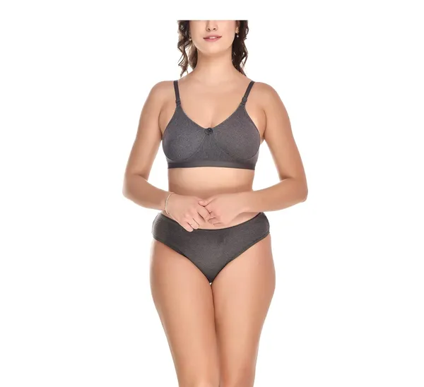 Dark_Grey_Bra-Panty_Set_for_Women_|_Cotton_Hosiery