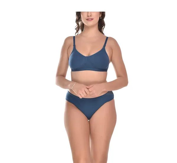 Peacock_Blue_Bra-Panty_Set_for_Women_|_Cotton_Hosiery