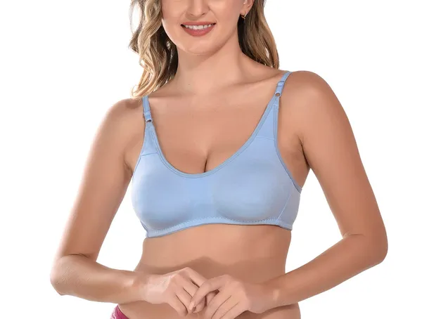 Sky_Blue_T-Shirt_Bra_for_Women_|_Non-Padded_and_Cotton_Hosiery