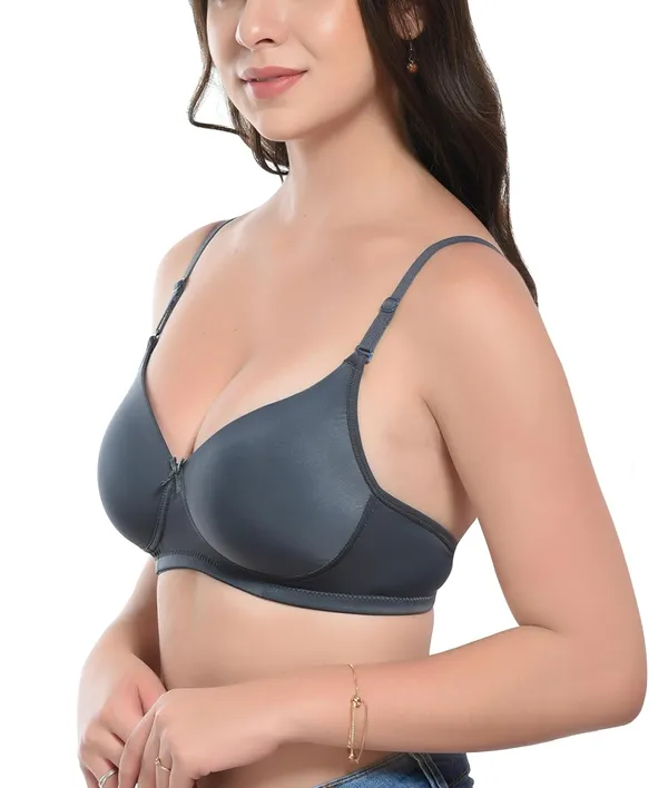 Grey_Imported_Lycra_Padded_Bra_For_Women