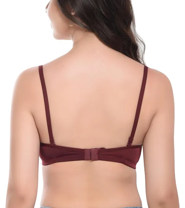 Maroon_Imported_Lycra_Padded_Bra_For_Women