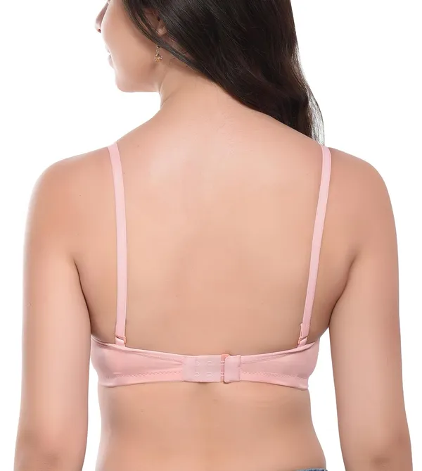 Peach_Imported_Lycra_Padded_Bra_For_Women