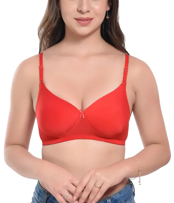 Red_Imported_Lycra_Padded_Bra_For_Women