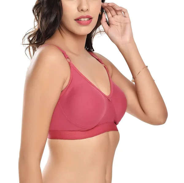 Dark_Pink_T-Shirt_Bra_for_Women_|_Non-Padded_and_Cotton_Hosiery