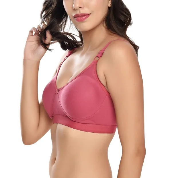 Dark_Pink_T-Shirt_Bra_for_Women_|_Non-Padded_and_Cotton_Hosiery