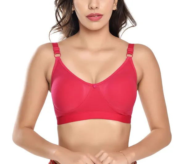 Pink_T-Shirt_Bra_for_Women_|_Non-Padded_and_Cotton_Hosiery