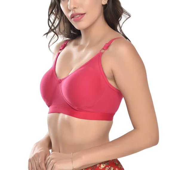 Pink_T-Shirt_Bra_for_Women_|_Non-Padded_and_Cotton_Hosiery