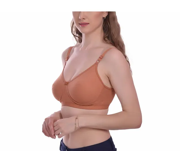 Brown_T-Shirt_Bra_for_Women_|_Non-Padded_and_Cotton_Hosiery