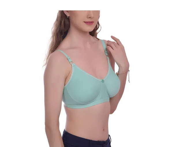 Light_Green_T-Shirt_Bra_for_Women_|_Non-Padded_and_Cotton_Hosiery
