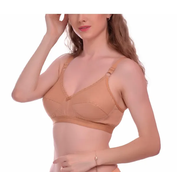 Beige_T-Shirt_Bra_for_Women_|_Non-Padded_and_Cotton_Hosiery