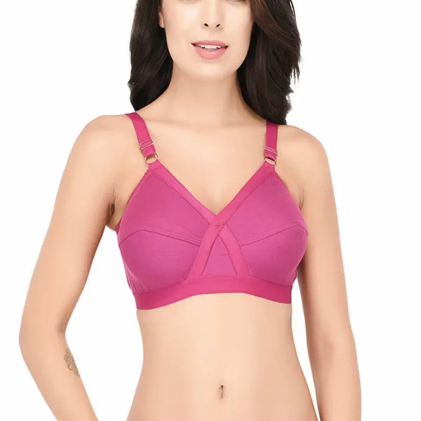 Dark_Pink_T-Shirt_Bra_for_Women_|_Non-Padded_and_Cotton_Hosiery
