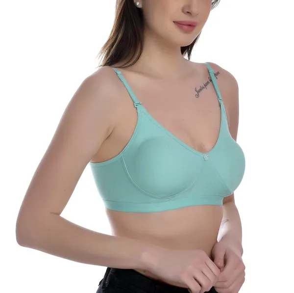 Light_Green_T-Shirt_Bra_for_Women_|_Non-Padded_and_Cotton_Hosiery