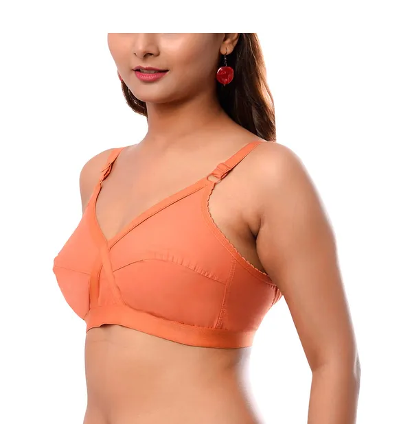Orange_T-Shirt_Bra_for_Women_|_Non-Padded_and_Cotton_Hosiery