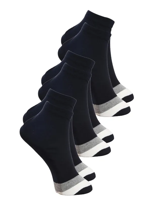 Navy_Cotton_Ankle_Length_Socks_Stripe_Design_For_Men_(Pack_Of_3)