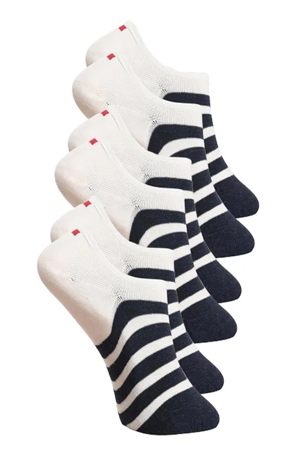 White_Cotton_Loafer_Socks_Stripe_Design_For_Men_(Pack_Of_3)