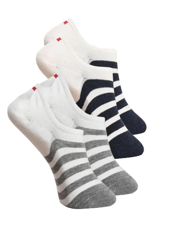 Black_&_Grey_Cotton_Loafer_Socks_Stripe_Design_For_Men_(Pack_Of_2)