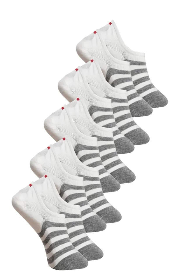 Grey_Cotton_Loafer_Socks_Stripe_Design_For_Men_(Pack_Of_5)