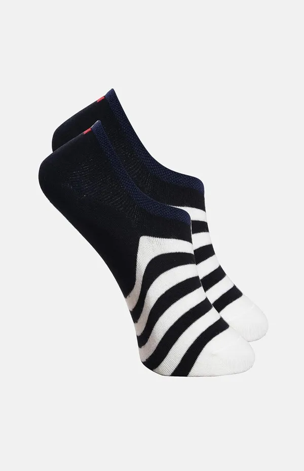 Blue_&_White_Cotton_Loafer_Socks_Stripe_Design_For_Men_(Pack_Of_2)