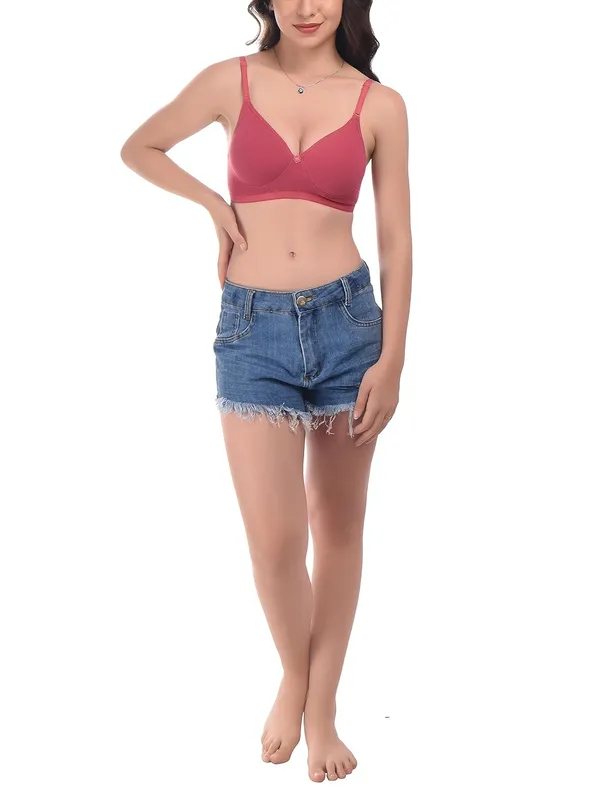 Maroon_Push-Up_Bra_for_Women_|_Cotton_Hosiery_and_Padded_Moulded