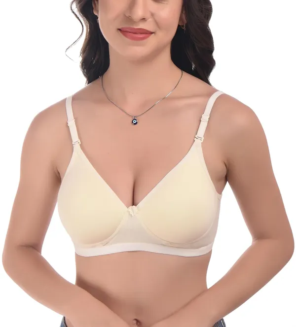 Cream_Push-Up_Bra_for_Women_|_Cotton_Hosiery_and_Padded_Moulded