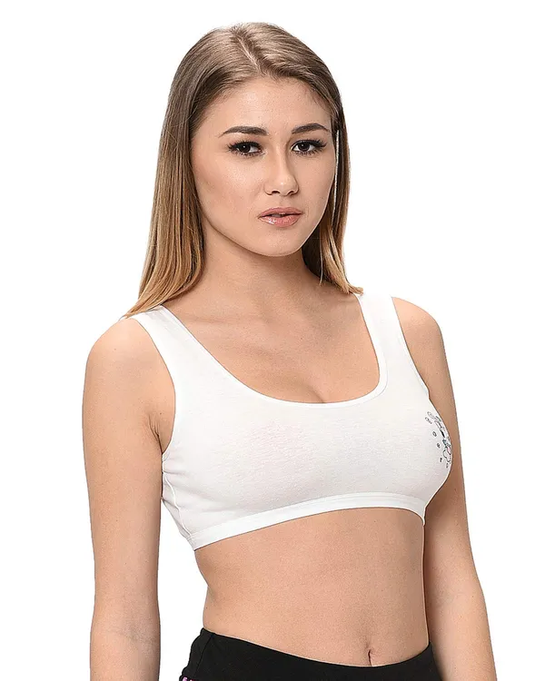 White_Sports_Bra_for_Women_|_Cotton_Hosiery