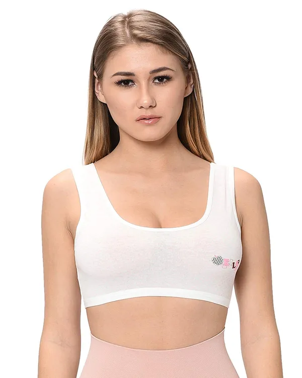 White_Sports_Bra_for_Women_|_Cotton_Hosiery