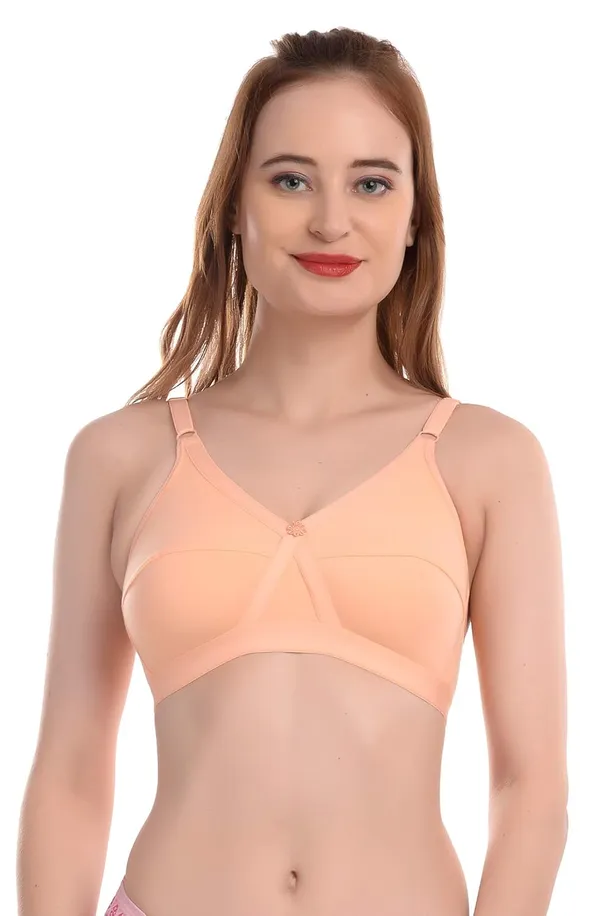 Orange_Full_Coverage_T_Shirt_Bra_C-Cup_For_Women