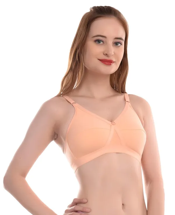 Orange_Full_Coverage_T_Shirt_Bra_C-Cup_For_Women