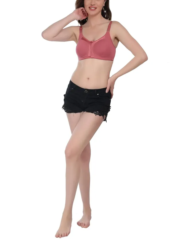 Pink_T-Shirt_Bra_for_Women_|_Non-Padded_and_Cotton_Hosiery