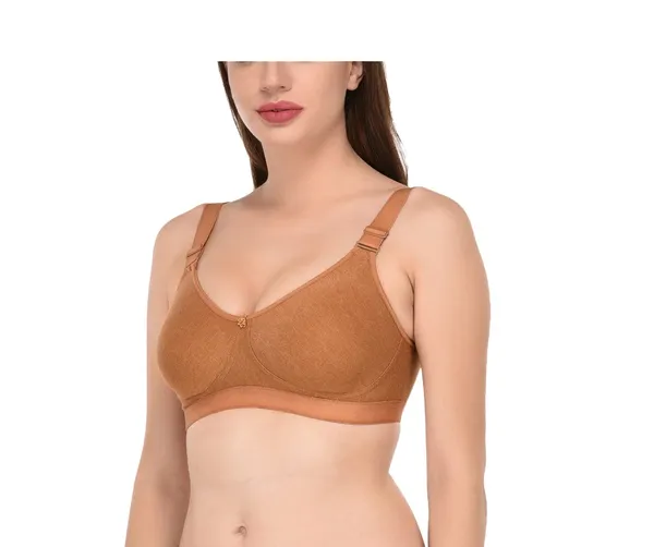 Brown_T-Shirt_Bra_for_Women_|_Non-Padded_and_Cotton_Hosiery