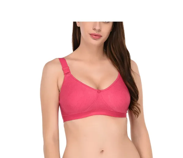 Pink_T-Shirt_Bra_for_Women_|_Non-Padded_and_Cotton_Hosiery