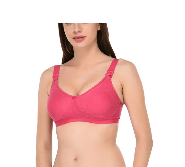 Pink_T-Shirt_Bra_for_Women_|_Non-Padded_and_Cotton_Hosiery