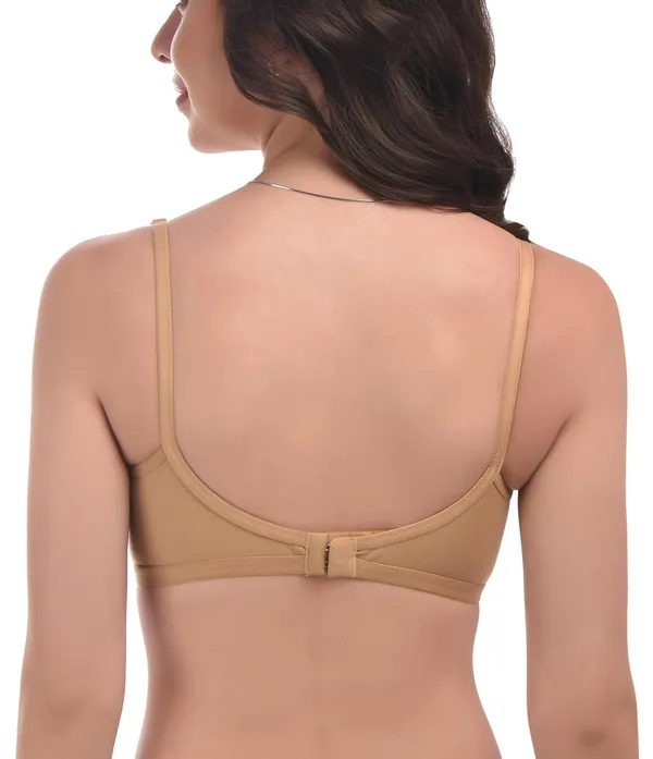 Beige_T-Shirt_Bra_for_Women_|_Non-Padded_and_Cotton_Hosiery