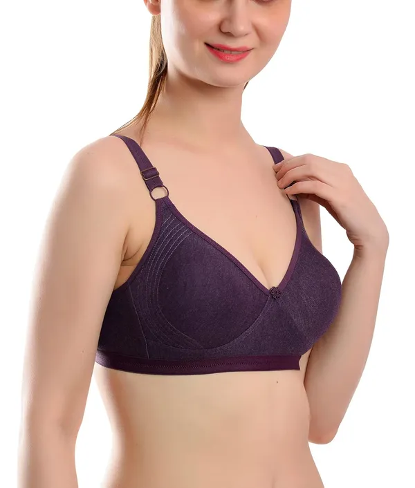 Purple_T-Shirt_Bra_for_Women_|_Non-Padded_and_Cotton_Hosiery