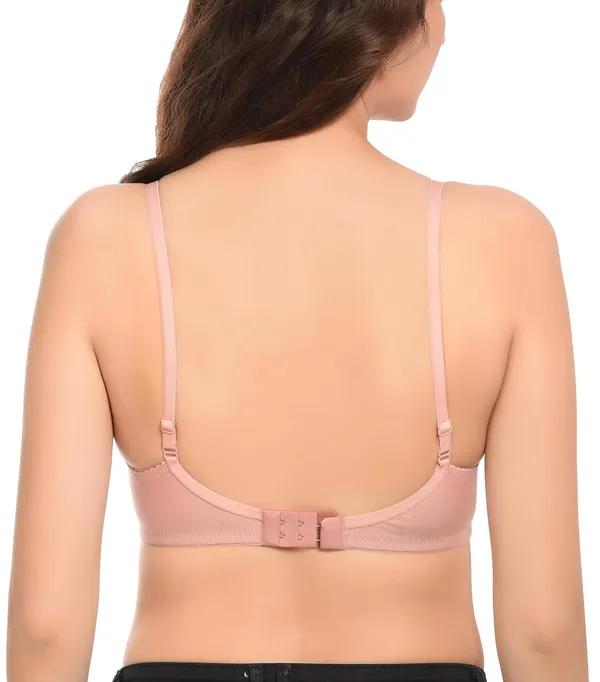 Peach_T-Shirt_Bra_for_Women_|_Non-Padded_and_Cotton_Hosiery