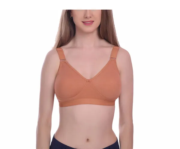 Brown_T-Shirt_Bra_for_Women_|_Non-Padded_and_Cotton_Hosiery