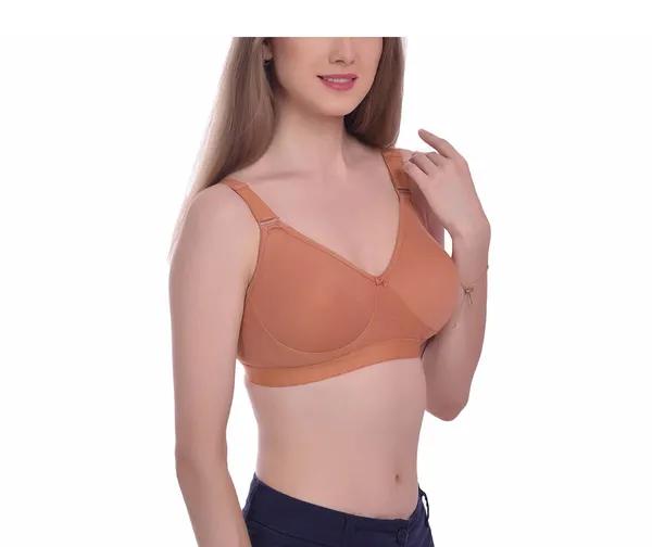 Brown_T-Shirt_Bra_for_Women_|_Non-Padded_and_Cotton_Hosiery
