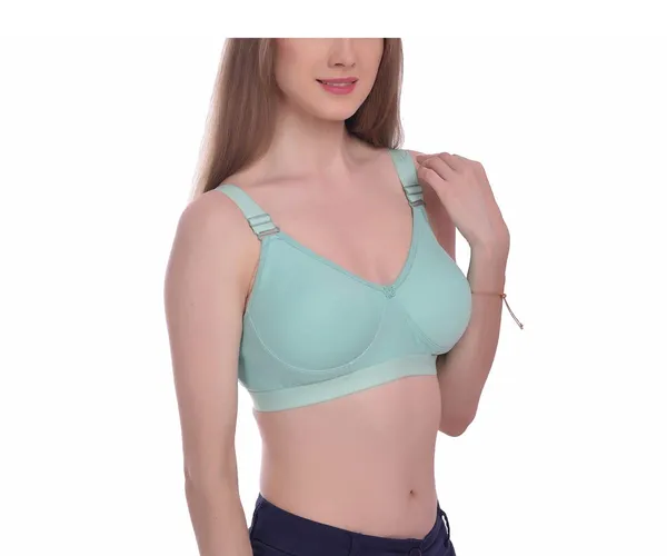 Light_Green_T-Shirt_Bra_for_Women_|_Non-Padded_and_Cotton_Hosiery