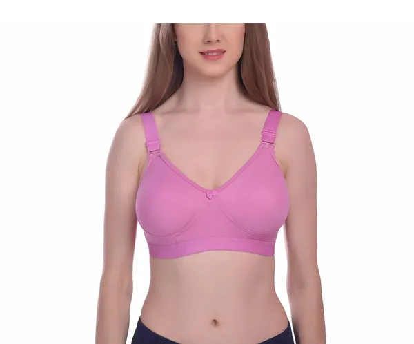 Pink_T-Shirt_Bra_for_Women_|_Non-Padded_and_Cotton_Hosiery