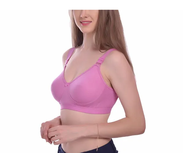 Pink_T-Shirt_Bra_for_Women_|_Non-Padded_and_Cotton_Hosiery